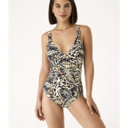 maillot-de-bain-1-pièce-gainant-coques-en-mousse-sans-armatures-imprimé-marron-jaune-noir