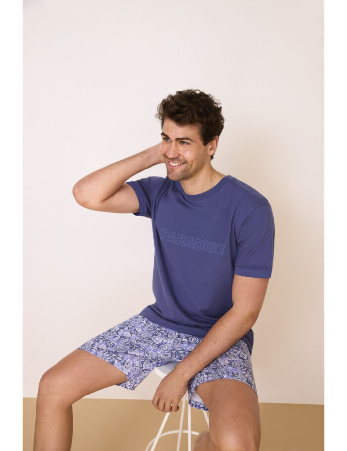 pyjama-short-haut-manches-courtes-bleu-coton (1)