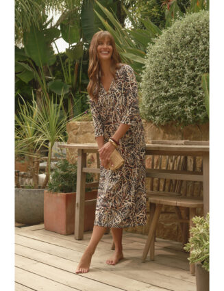 Robe de plage longue style nomade